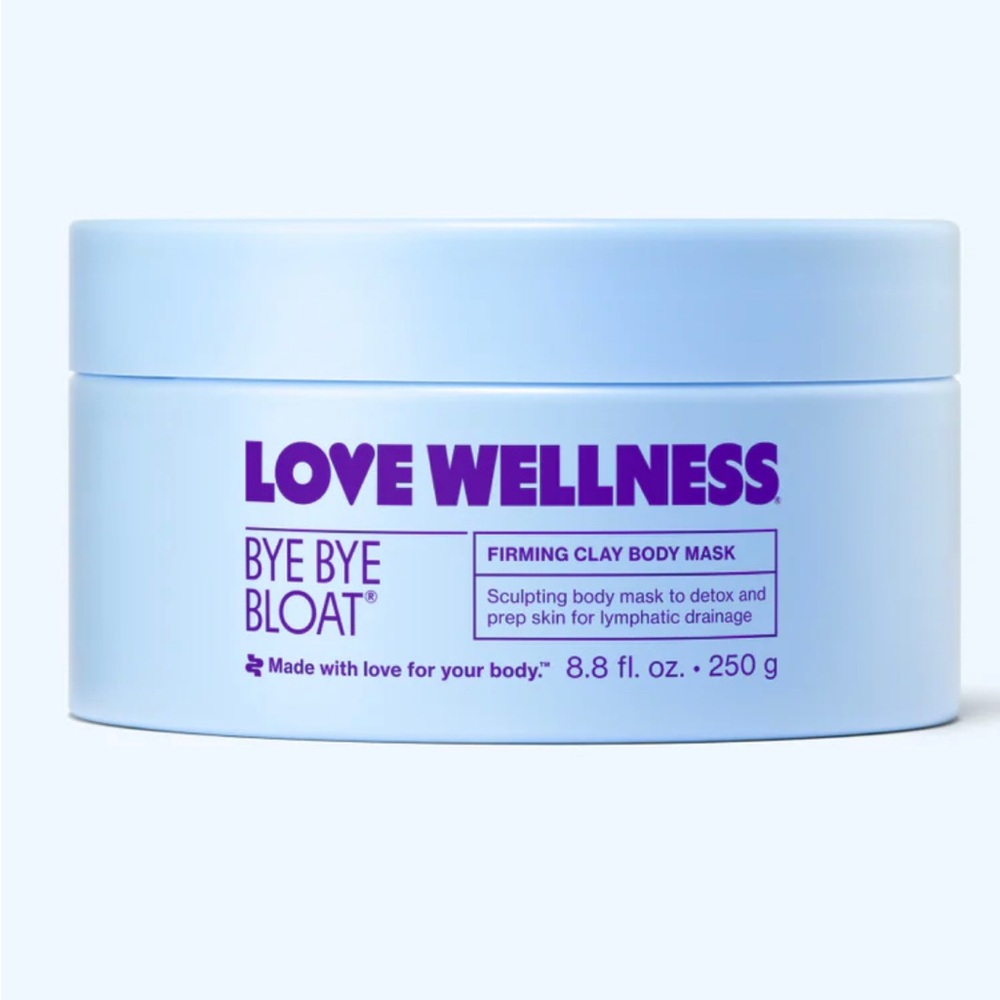 BRAND NEW UNOPENED Love Wellness Bye Bye Bloat Firming Clay Body Mask